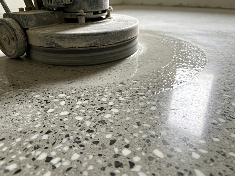 水磨石镜面处理
